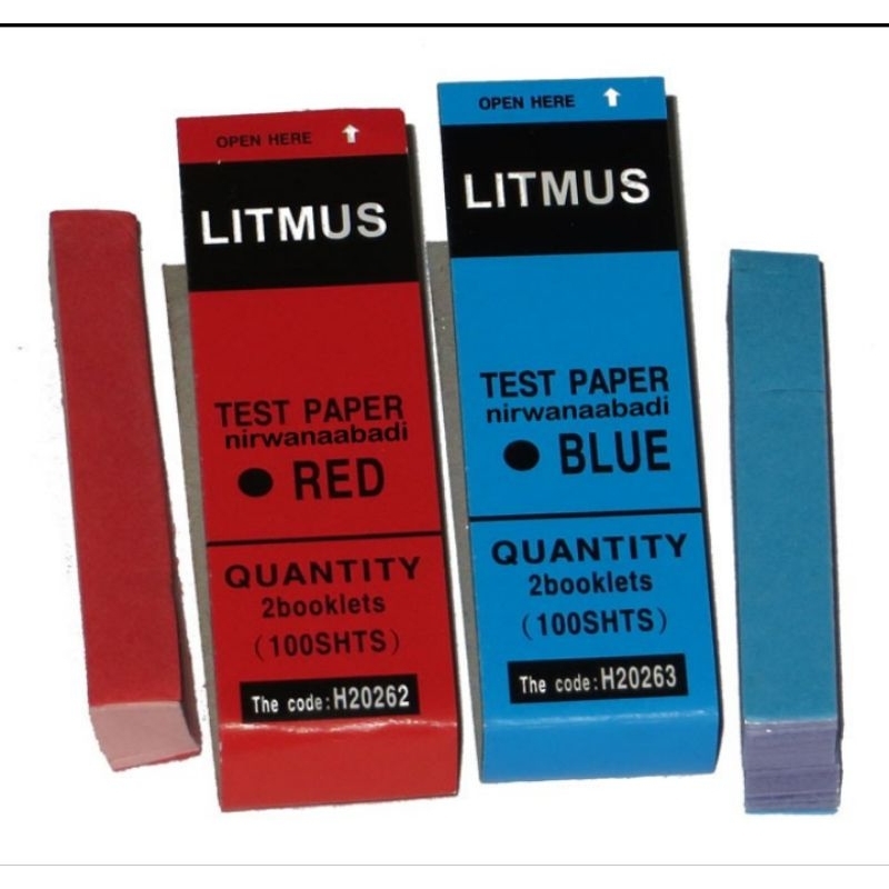 Kertas Lakmus Merah Dan Biru