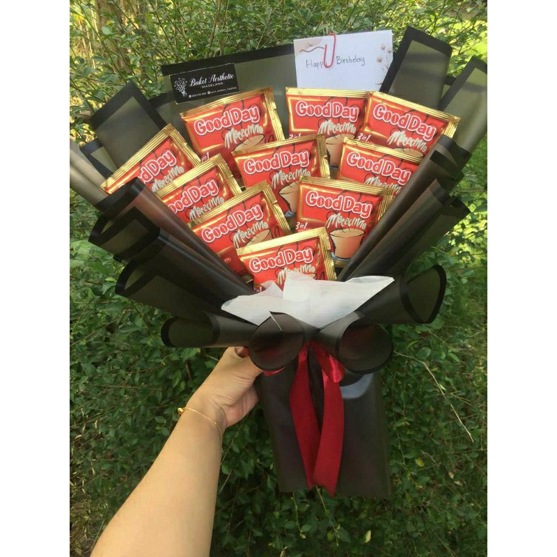 

Buket kopi cocok untuk kado ultah atau hadiah