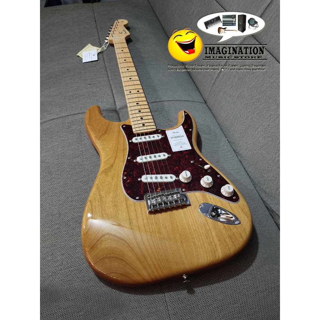 Fender Japan Hybrid II Stratocaster Vintage Natural with Maple Fingerboard