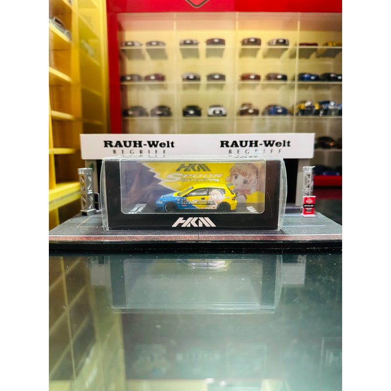 HKM 1:64 Pandem Honda Civic EG6 Spoon Gochiusa Livery
