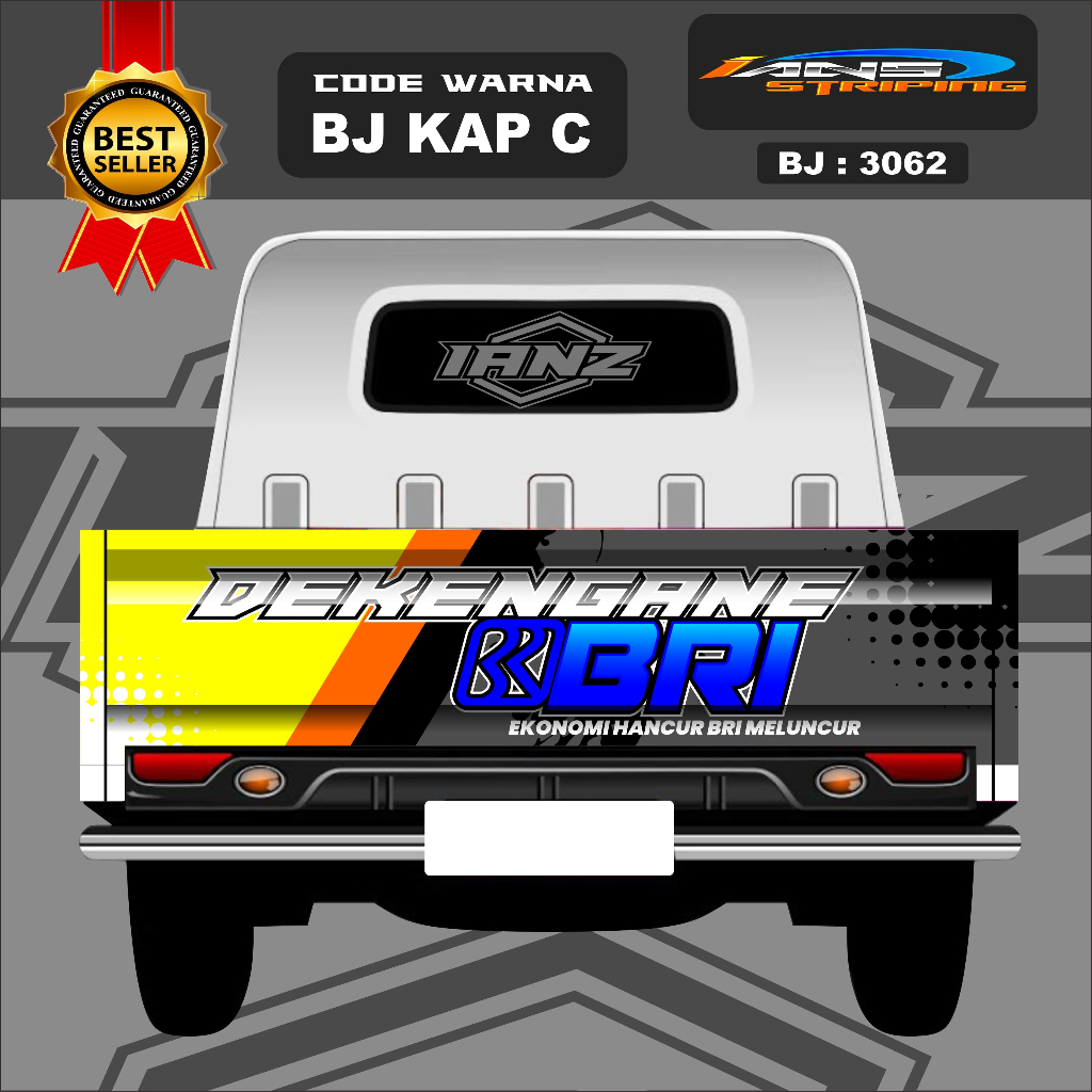 DJ 3062 DECAL STICKE MOBIL PICK UP GRAND MAX- DEKENGANE BRI VARIASI TERBARU