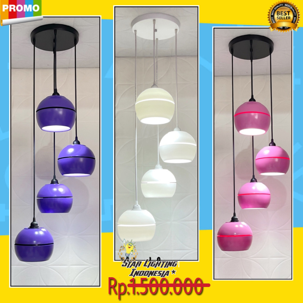 Lampu Gantung Hias Moonlight Minimalis