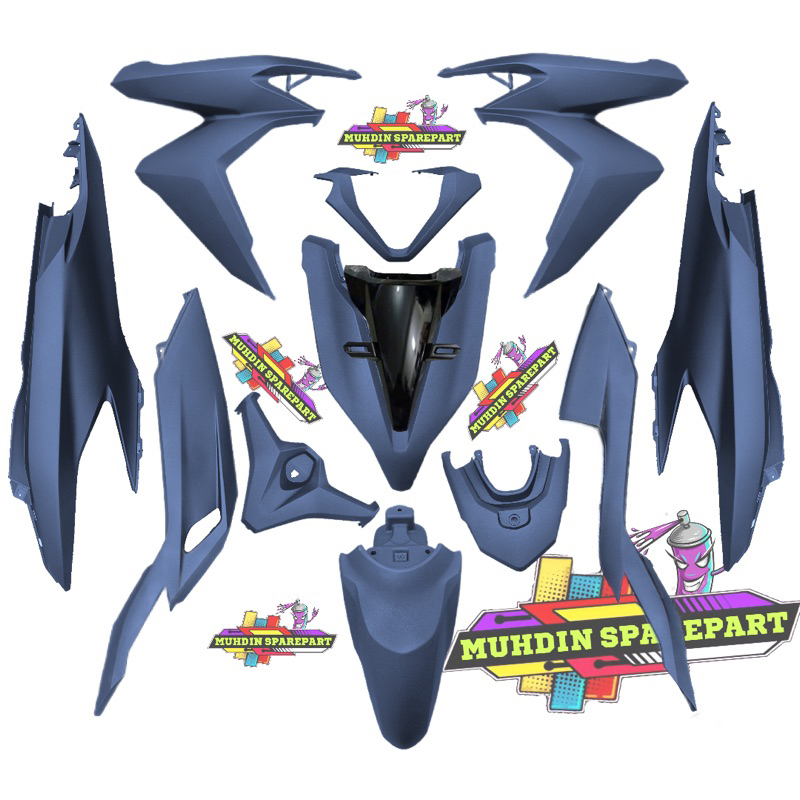 Full Set Body Halus Vario 125 150 Led New Gen 1 Biru Dof tahun 2018 2019 sampai 2021 original