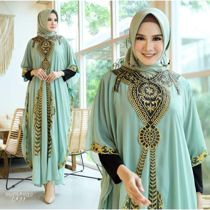 { THABI } HF KAFTAN LUNA MAYA / KAFTAN WANITA / KAFTAN JUMBO / GAMIS KAFTAN / BAJU KAFTAN / GAMIS KA