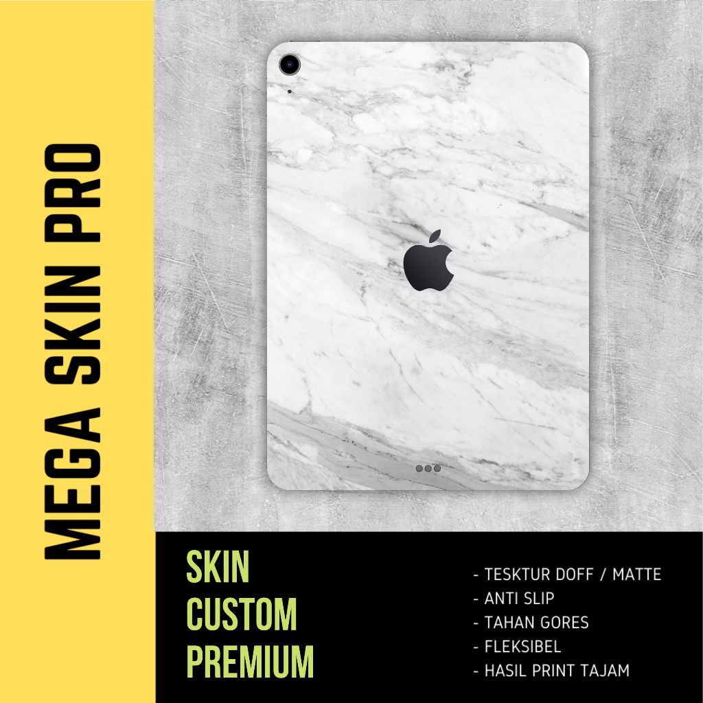 Skin Protector Ipad Air 5 Ipad air Gen 5 Full body - White marble