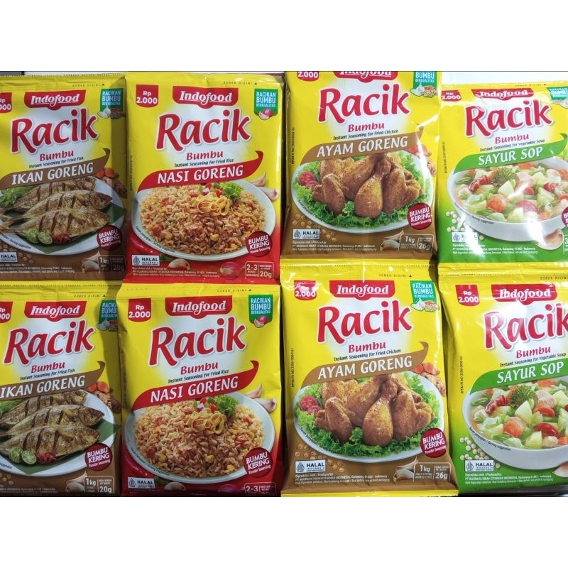 

Indofood Bumbu Racik Sachet isi 10 Sachet