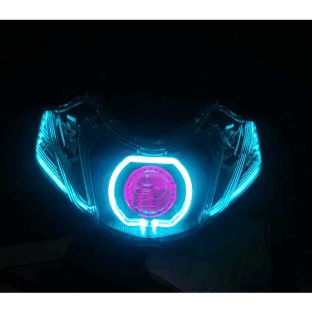 REFLEKTOR MIO M3 COSTUM BILED AES PNP LENGKAP SAKLAR