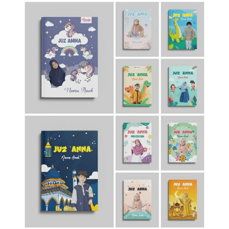 

IQRA CUSTOM NAMA DAN FOTO BERWARNA FULL COLOUR HARDCOVER DAN SOFT COVER bonus kalam/tuding nama!