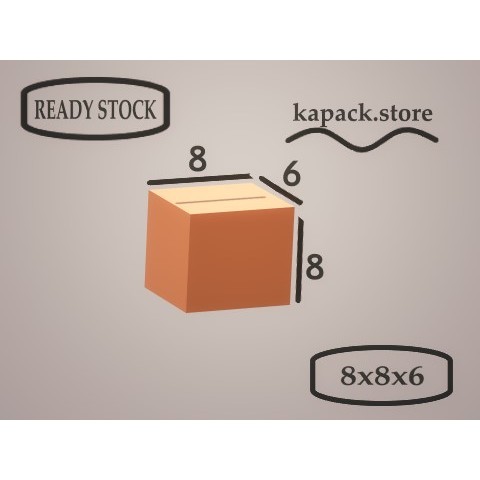 

Kardus Packing 8x8x6