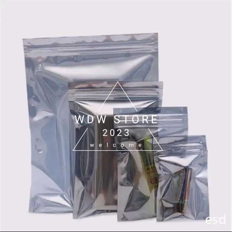 Plastik anti static statis ziplock esd isi 100 pc