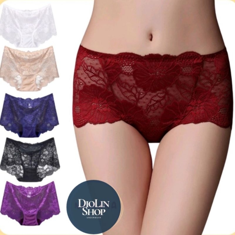 Celana Dalam Wanita Transparan Renda Premium Quality | CD Wanita Renda