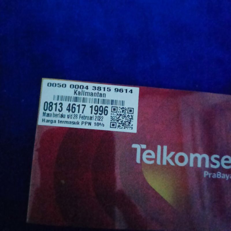 Nomor Cantik Telkomsel Seri Tahun 1996