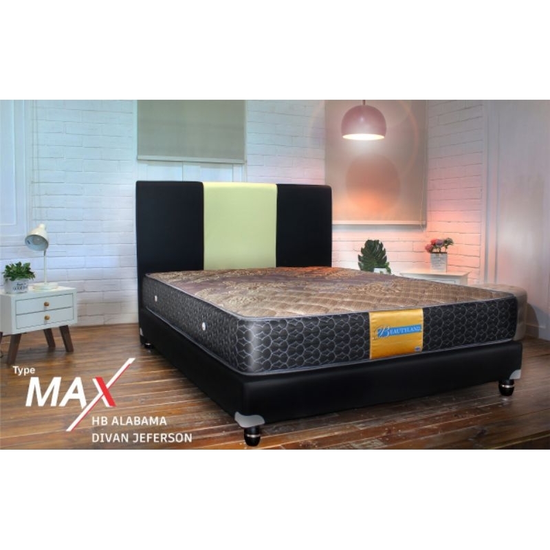 Springbed Kasur American Beautyland Free Bantal Guling Matras & Full Set bonnel spring standard bed 