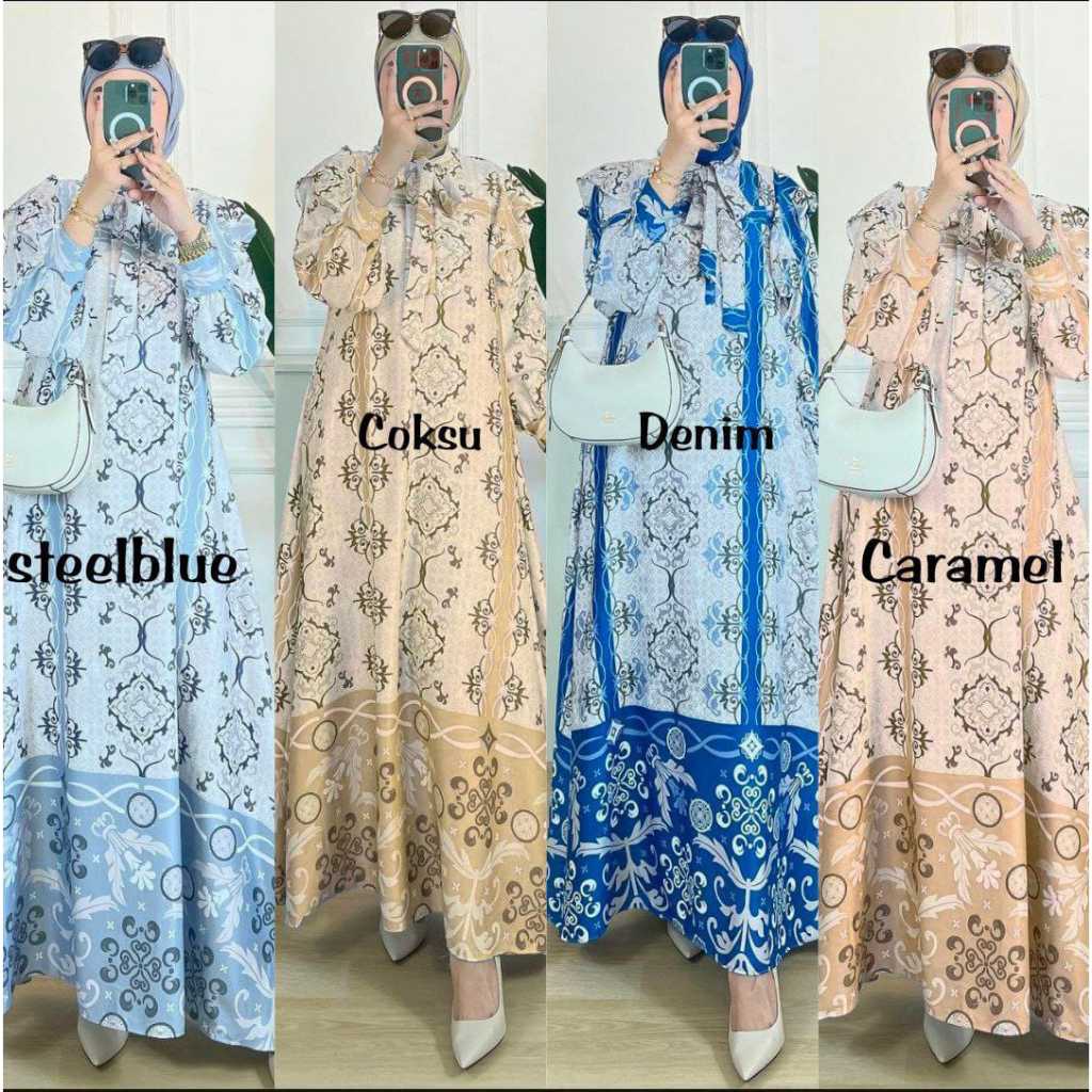 Gamis Dior silk premium terfiral