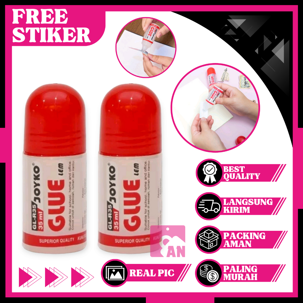 

1PCS Lem Cair Joyko Liquid Glue Stick Alat Perekat Kertas Perlengkapan Sekolah Kantor A091