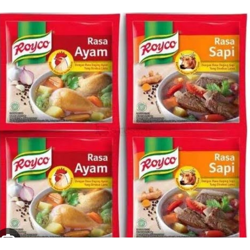 

1 rcg Royco Rasa Ayam saset isi 12pcs @8gr