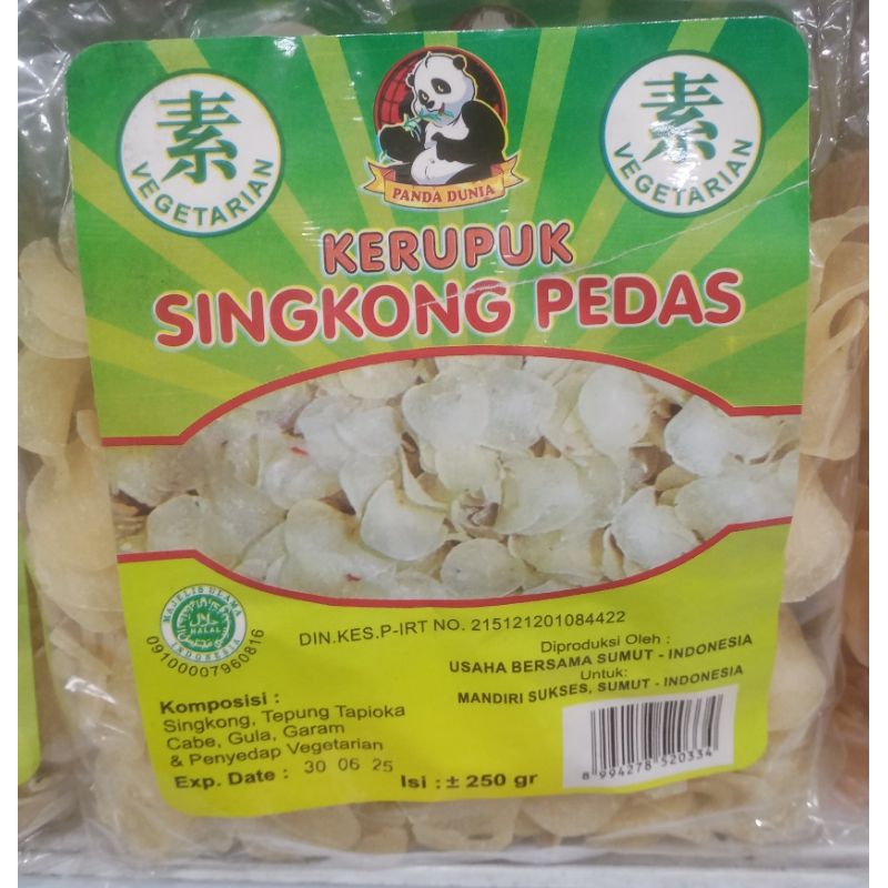 

Kerupuk Singkong Pedas Vegetarian