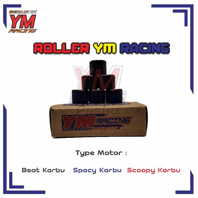 Roller YM Racing Beat Karbu | Scoopy Karbu | Spacy Karbu KVY YM Racing