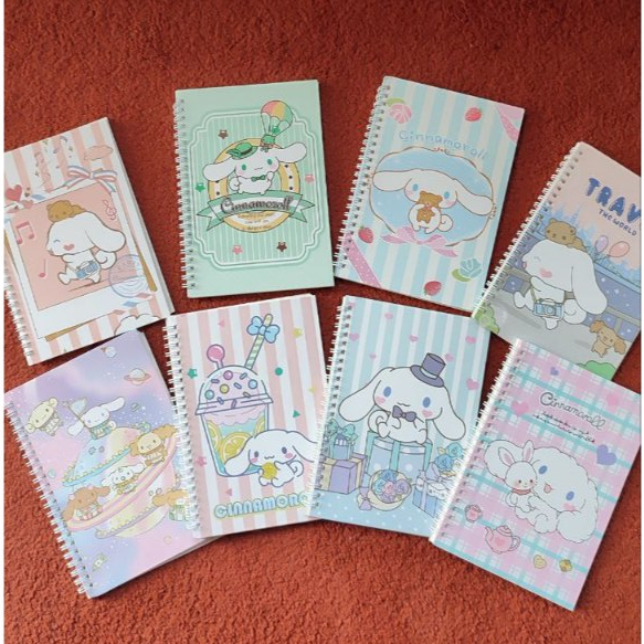 

Buku tulis Sekolah CINNAMOROLL KUROMI MY MELODY LOTSO HELLO KITTY Notebook A5 isi 60 lembar