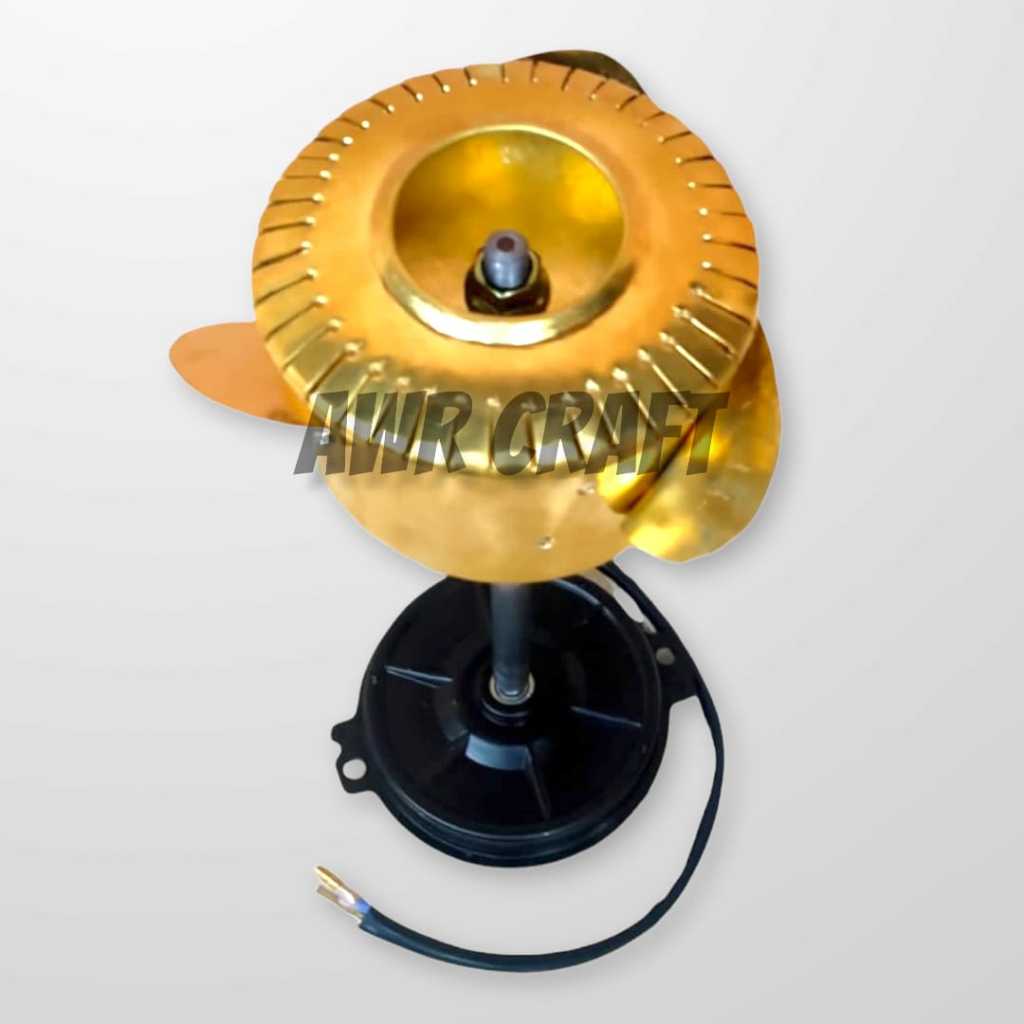 Paket Mesin harum manis Dinamo dc 12 v  As 12 mm dan Tungku Kuningan