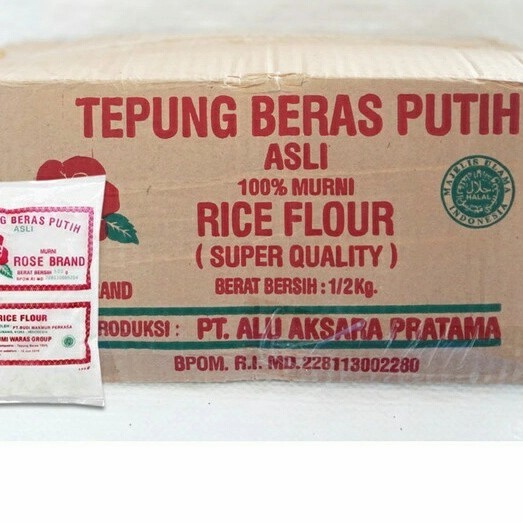 

Tepung Beras Rose Brand Kemasan Dus