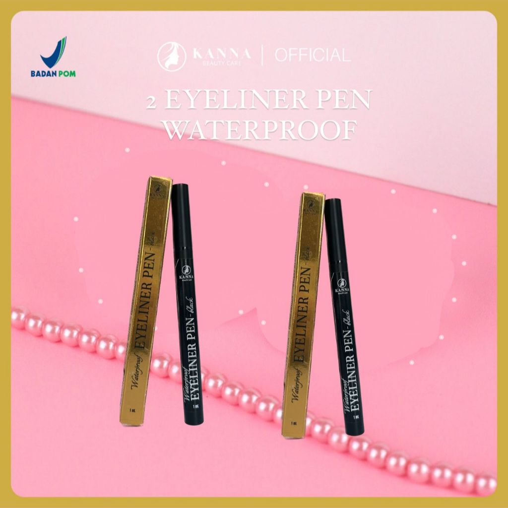 2 EYELINER PEN WATERPROOF KANNA BEAUTY CARE