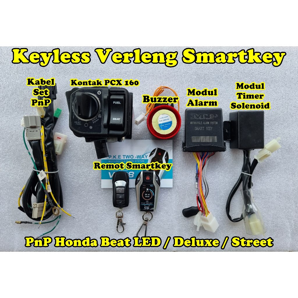 Keyless Verleng Oneway PnP Honda Beat New Beat Deluxe Beat Street New