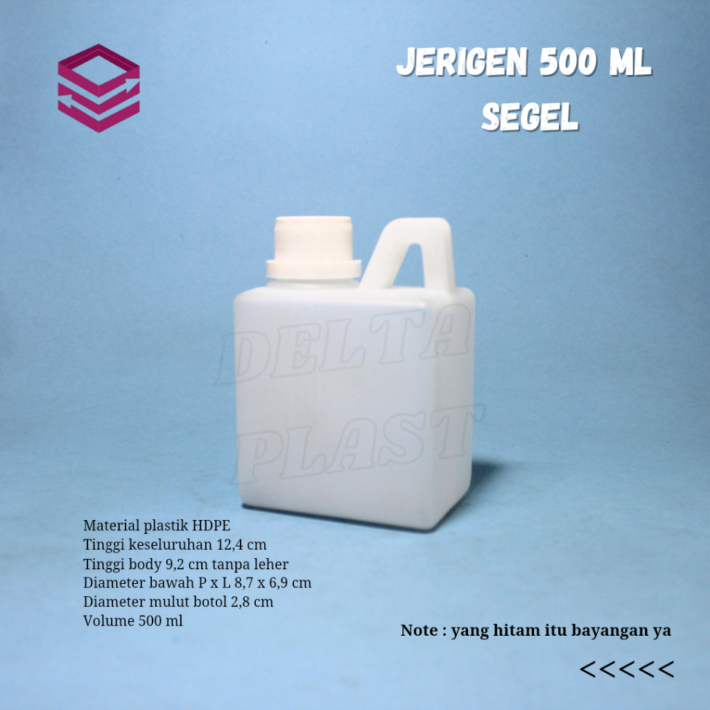 Jerigen 500 ml/jerigen 500 ml Kotak