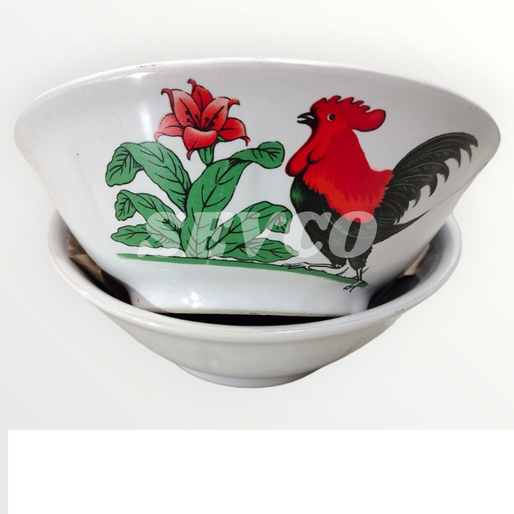 Mangkok Ayam Jago Keramik/Mangkok Mie Ayam/Mangkok Bakso