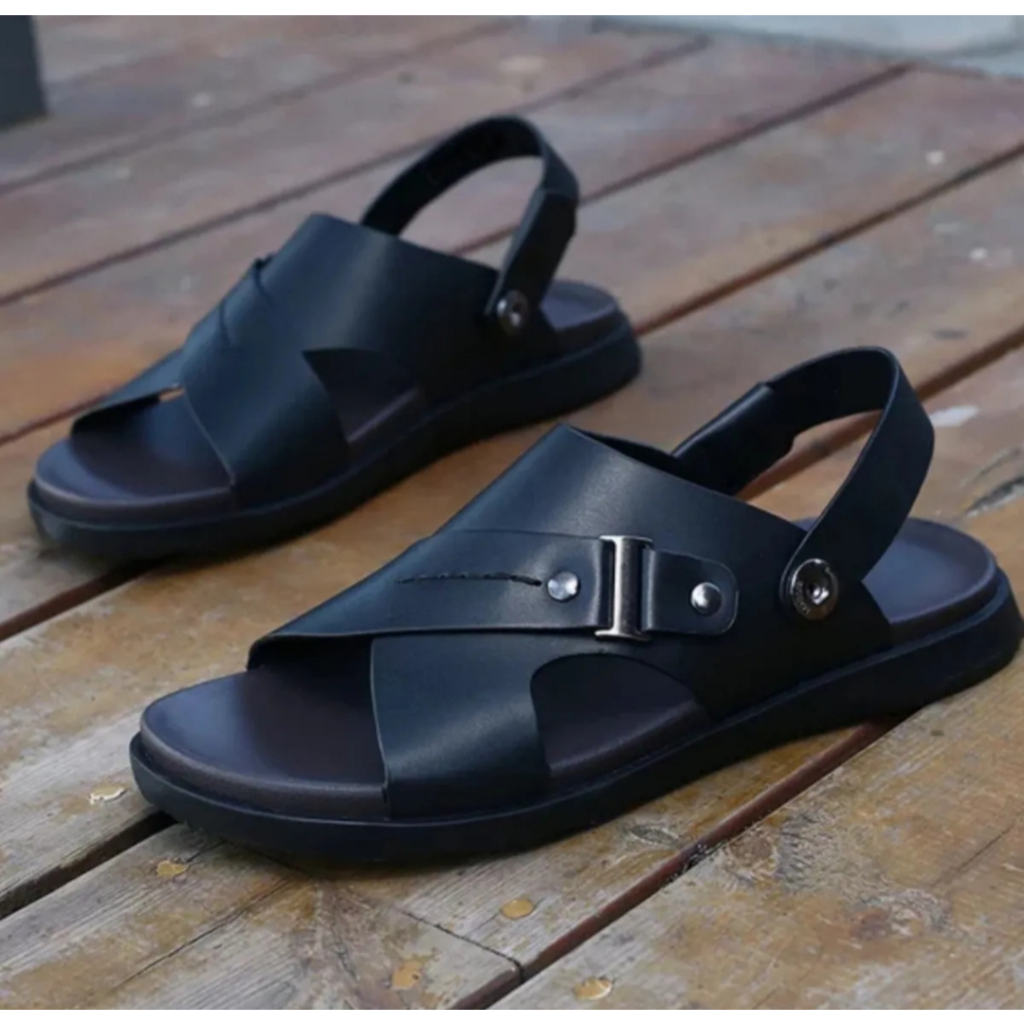 sandal pria selop sandal slip on pria dewasa dan anak-anak premium quality 2023