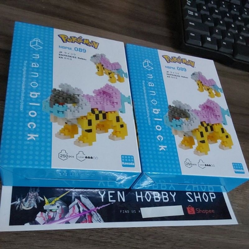 NANOBLOCK 089 POKEMON RAIKOU 22165 [ORIGINAL]
