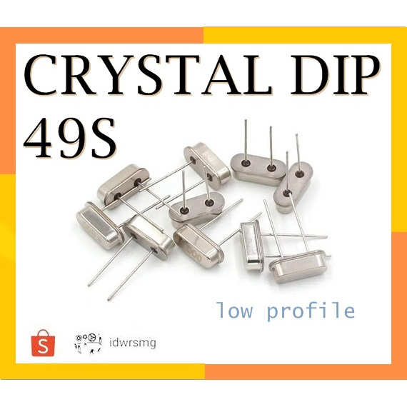 Crystal 26.670MHz LowProfile kristal 26.670.000 mhz xtal 49S DIP