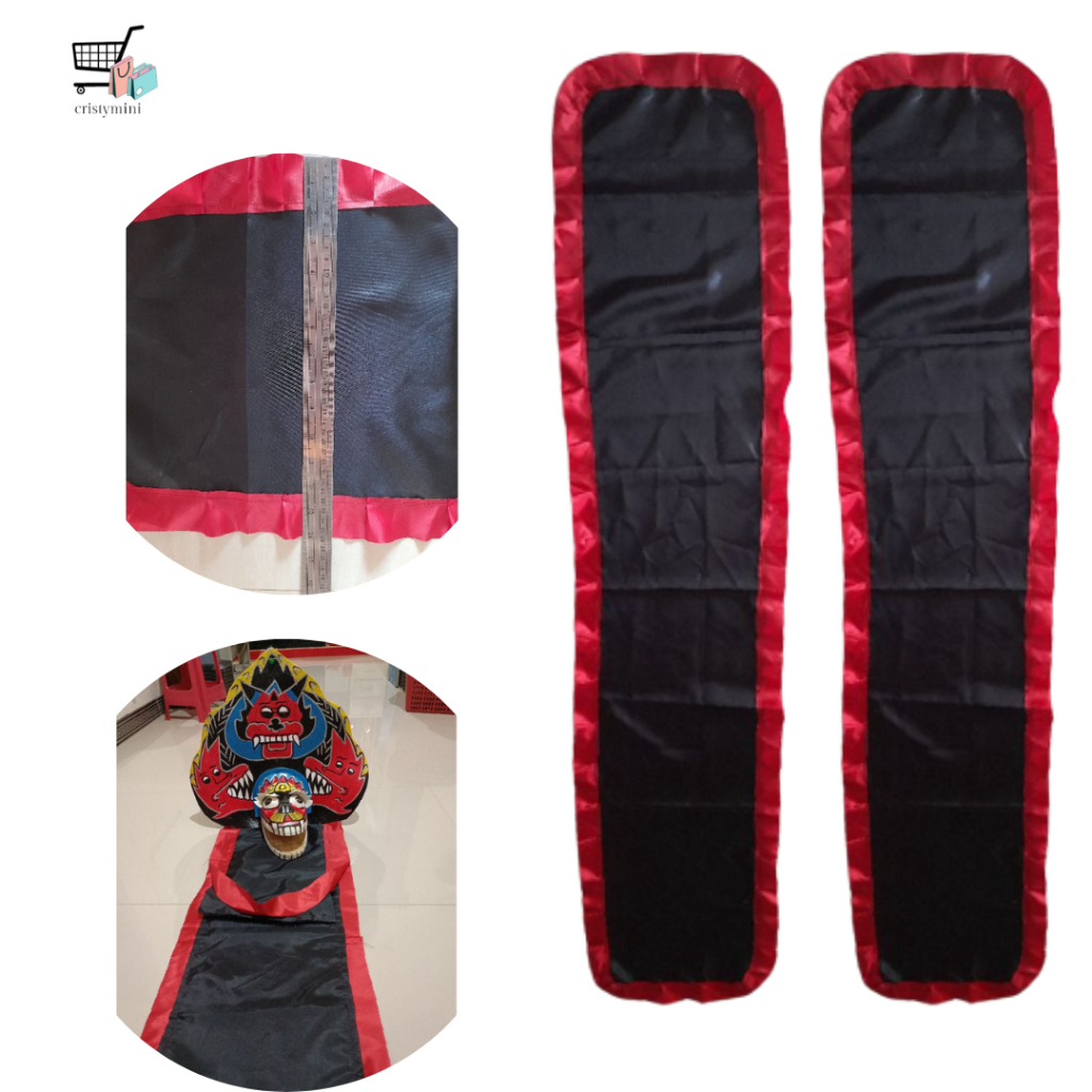 BEST SELLER ❗❗ KEMUL BARONGAN / KAIN PANAJNG BARONGAN / KEMUL SAJA / KEMUL MERAH HITAM BARONGAN / AK