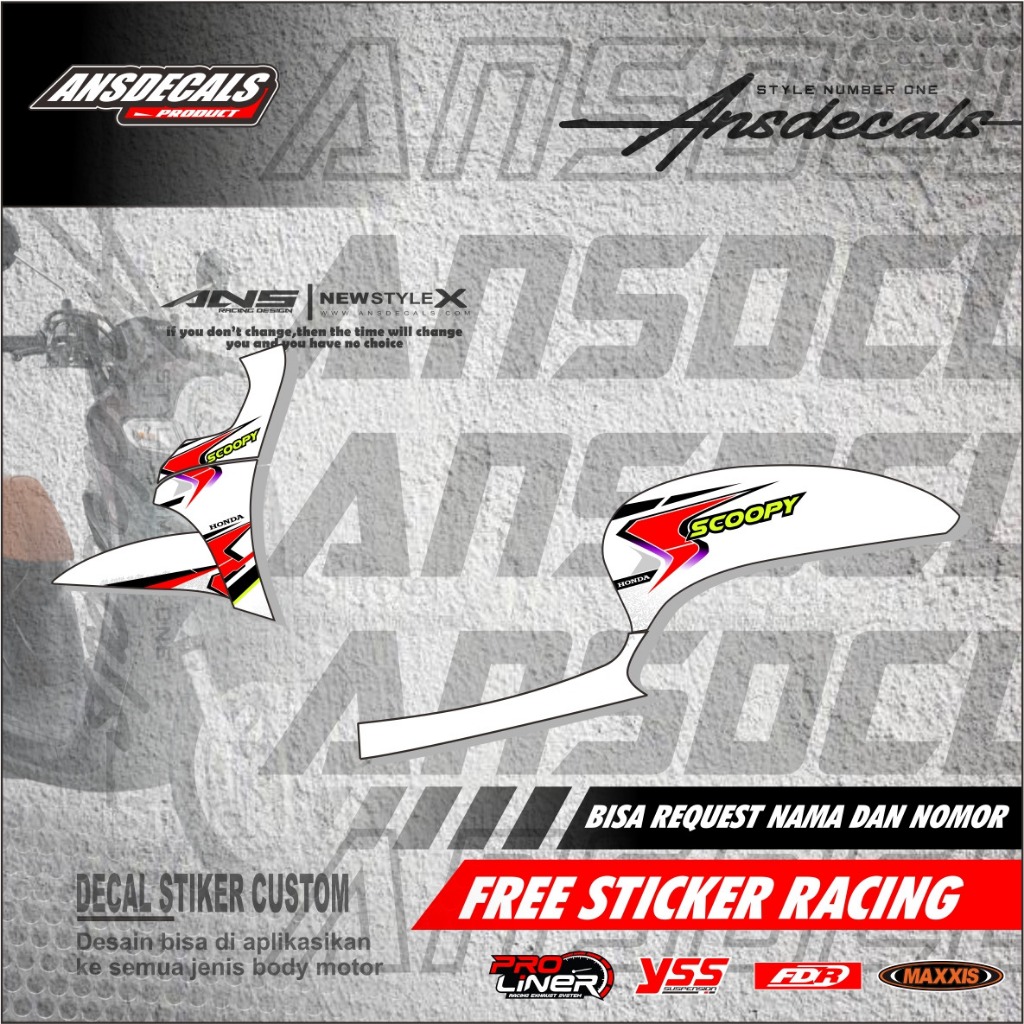 Striping scoopy new 2023