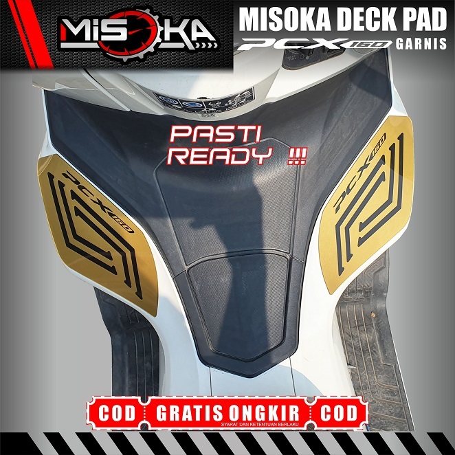 Misoka Deck Pad Cover Pcx 160 Garnis Kanan kiri aksesoris motor honda Akrilik