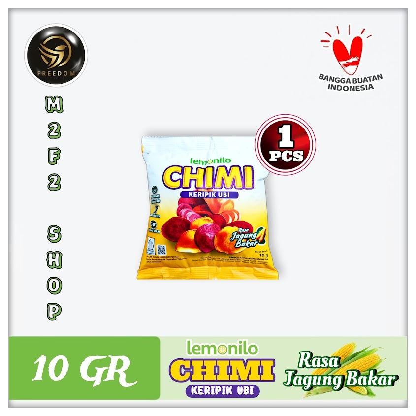 

Lemonilo Chimi Kripik Ubi Rasa Jagung Bakar Sachet - 10 gr (Kemasan Satuan)