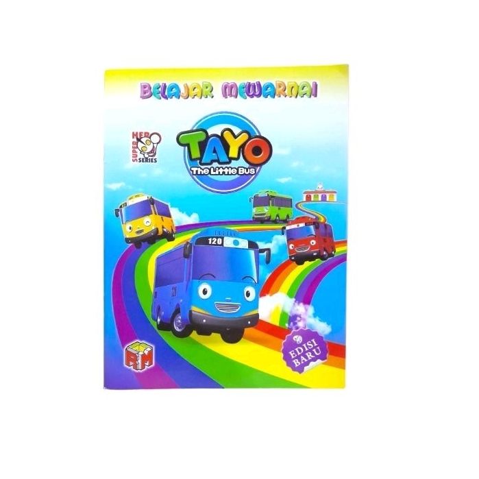 Belajar Mewarnai Tayo the litle Bus
