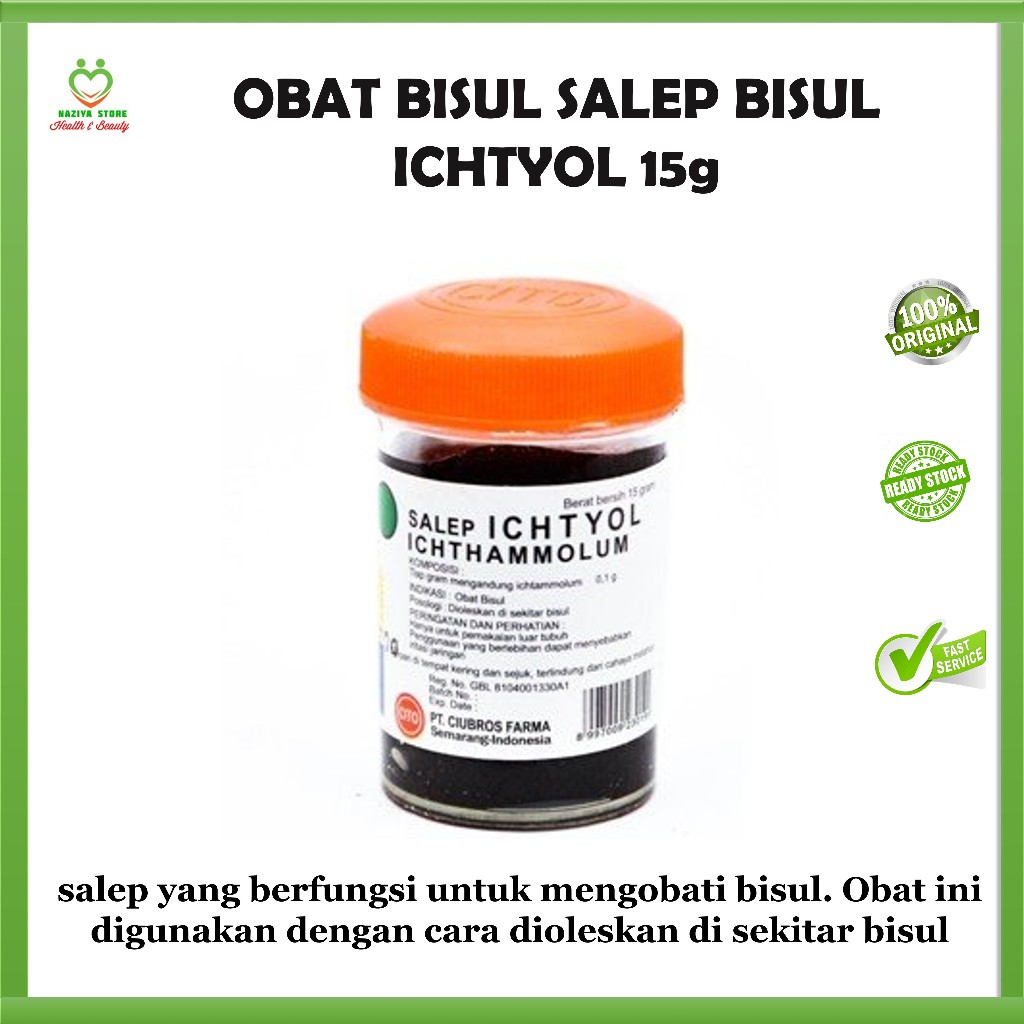 OBAT BISUL SALEP BISUL ICHTYOL I SALEP HITAM 15g