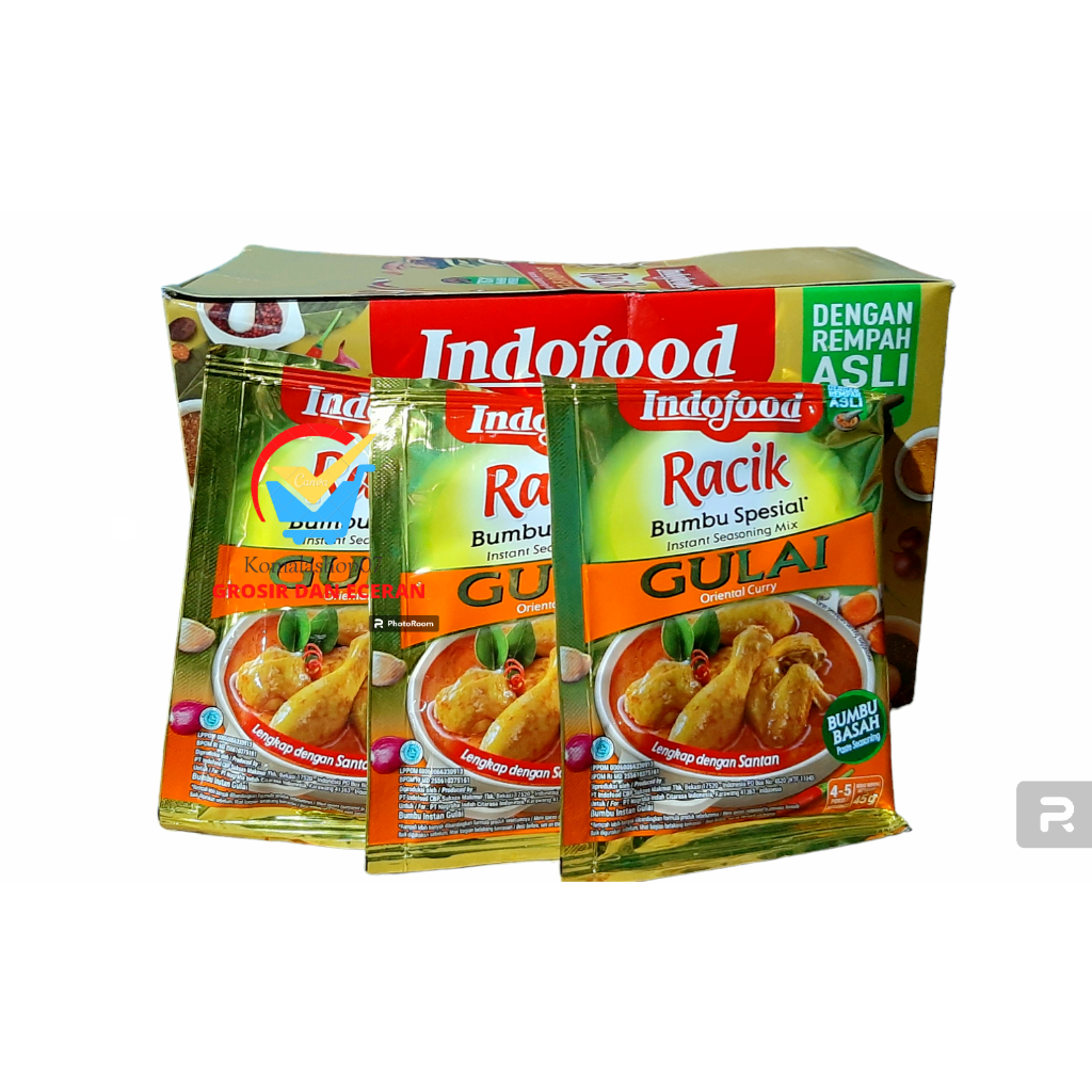 

INDOFOOD BUMBU RACIK GULAI AYAM 45G BUMBU INSTAN BUMBU SIAP SAJI