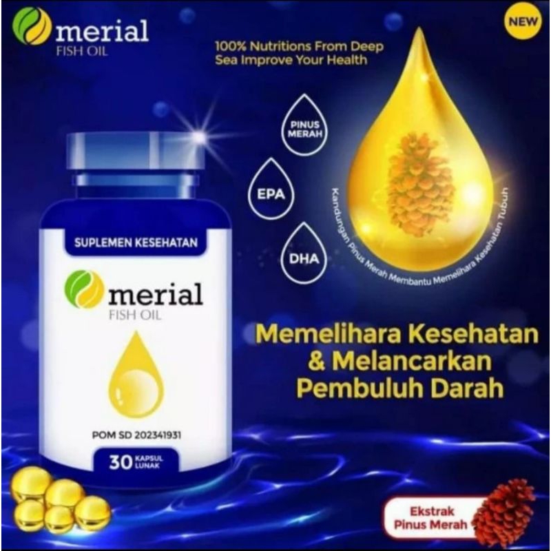 Herbal Merial. Asli Original Atasi Kolesterol dan Hipertesi.