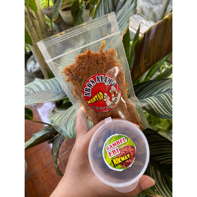 

ABON AYAM + SAMBEL EBI