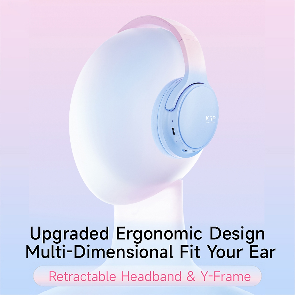BESTPROMO KIIP - HEADPHONE - TH60 HEADPHONE BLUETOOTH WIRELESS HEADSET