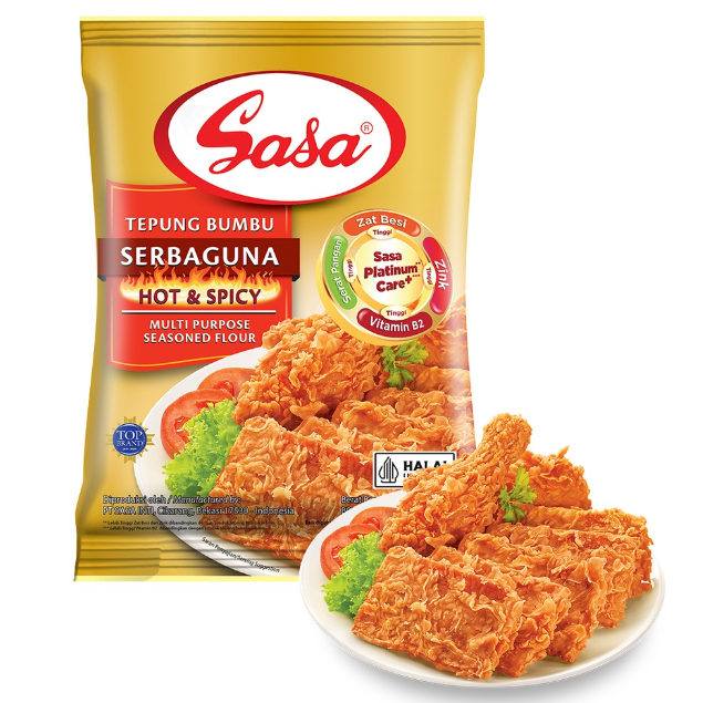 

Sasa Tepung bumbu 70gr Hot & Spicy