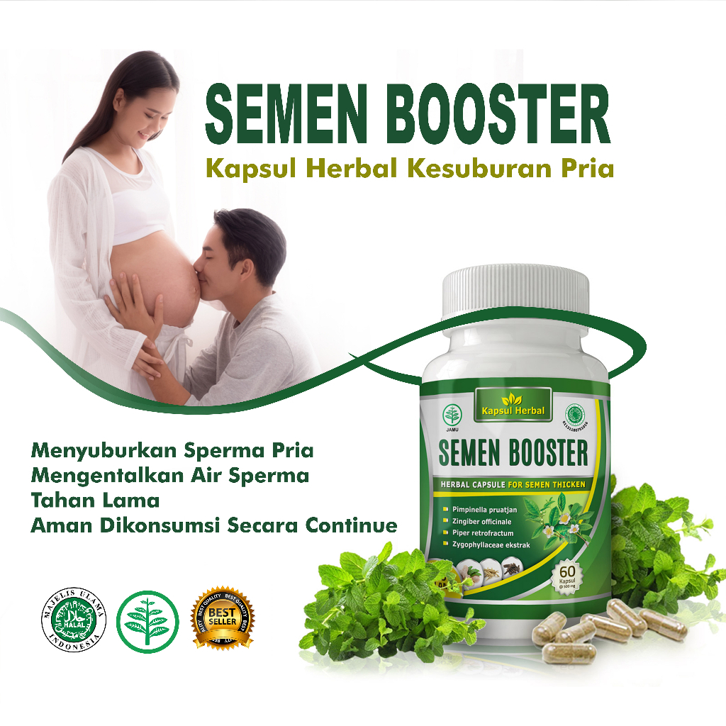 SEMEN BOOSTER - OBAT HERBAL PENAMBAH,PENYUBUR DAN PENGENTAL SPERMA ASLI ORIGINAL 100% BOSTER