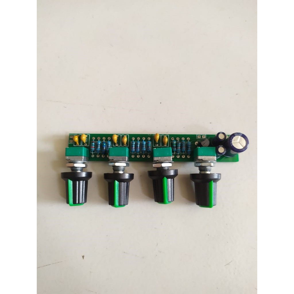 Tone control mono plus middle mono tone control 1 transistor plus middle suplay Dc 12v