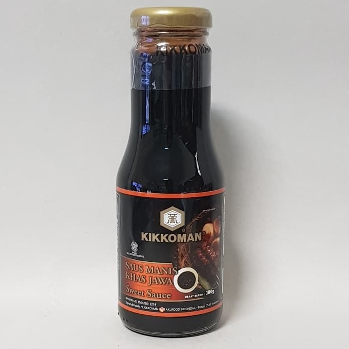 

KIKKOMAN SWEET SAUCE 300 GRAM 1 KARTON ISI 12 / KECAP MANIS KHAS JAWA HALAL