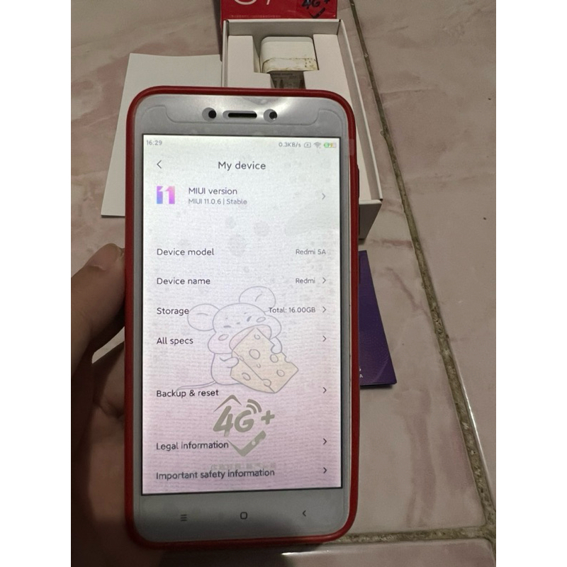 Redmi 5a (4G+) Second RAM 2/16GB