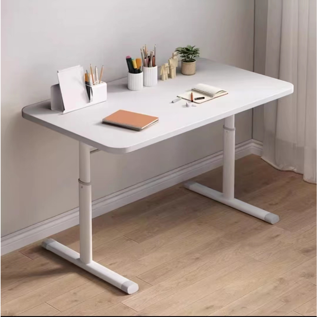 Jutastore Adjustable Height Desk Meja Meja Laptop Adjustable Height Standing Desk Roda Portable