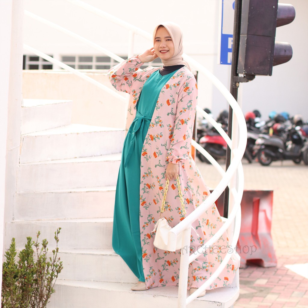 GAMIS OUTER WANITA DEWASA BAJU MUSLIM CEWEK