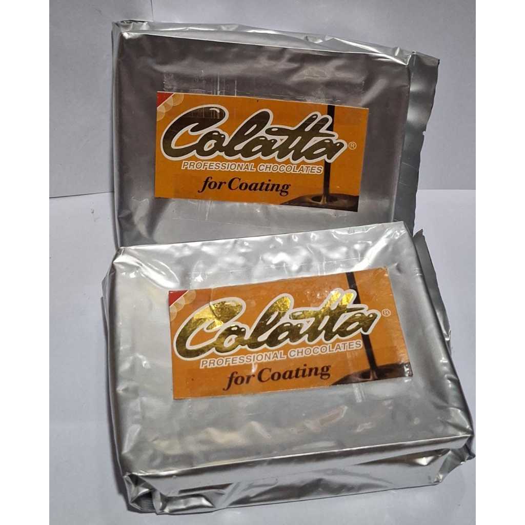 

COLATTA CHOCOLATE COATING 500Gr ( tanpa dus hanya kemasan foil )